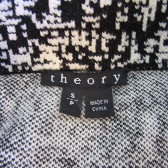THEORY Black & White Mini Size S Skirt - Picture 3 of 4